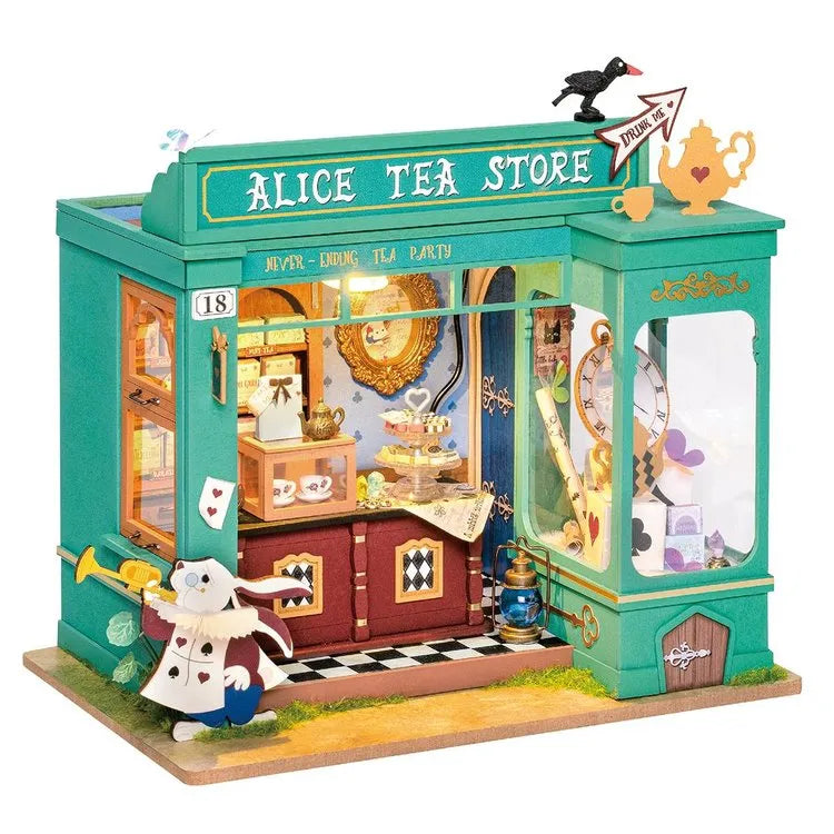 Robotime Alice's tea store DIY store