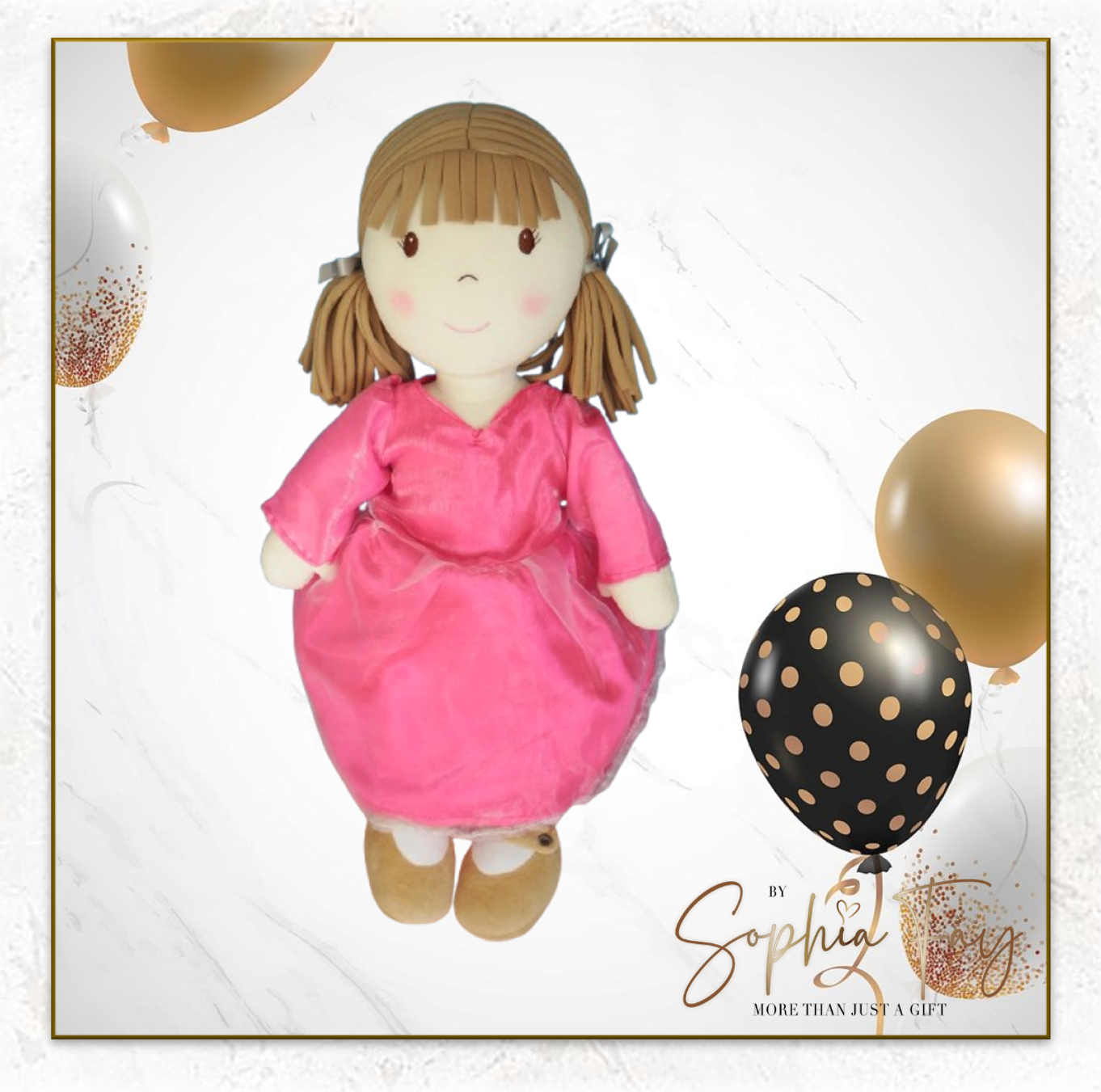 Rag Doll Belle - Pink Party Dress