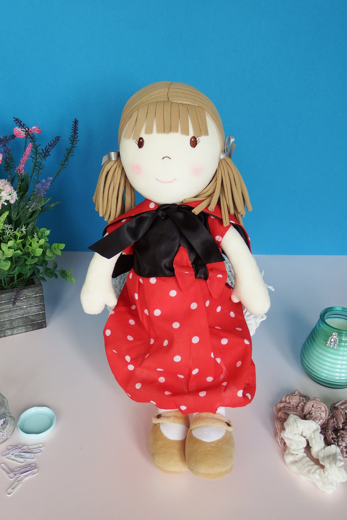 Rag Doll Belle - Red Ladybird dress