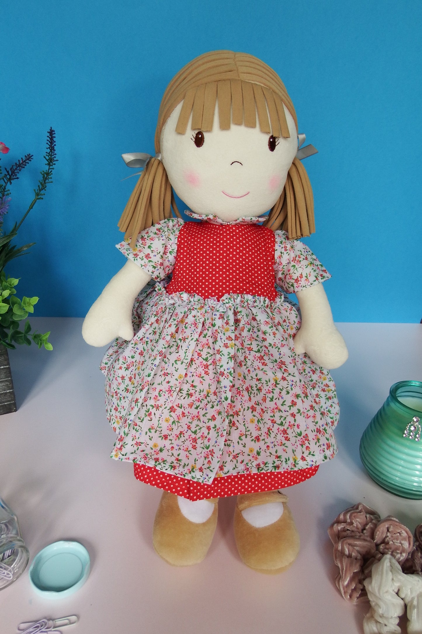 Rag Doll Belle - Red Party Dress