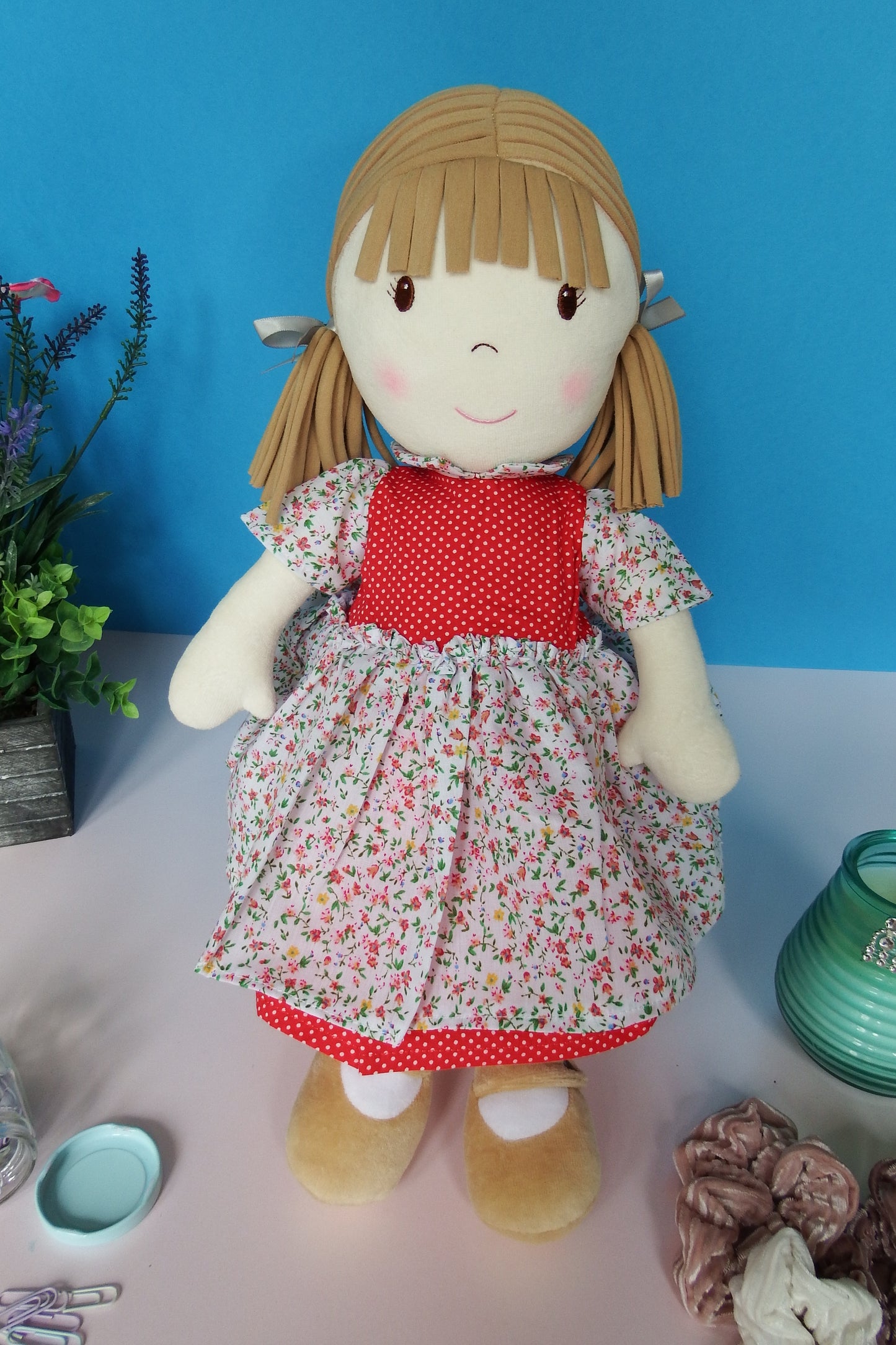 Rag Doll Belle - Red Party Dress