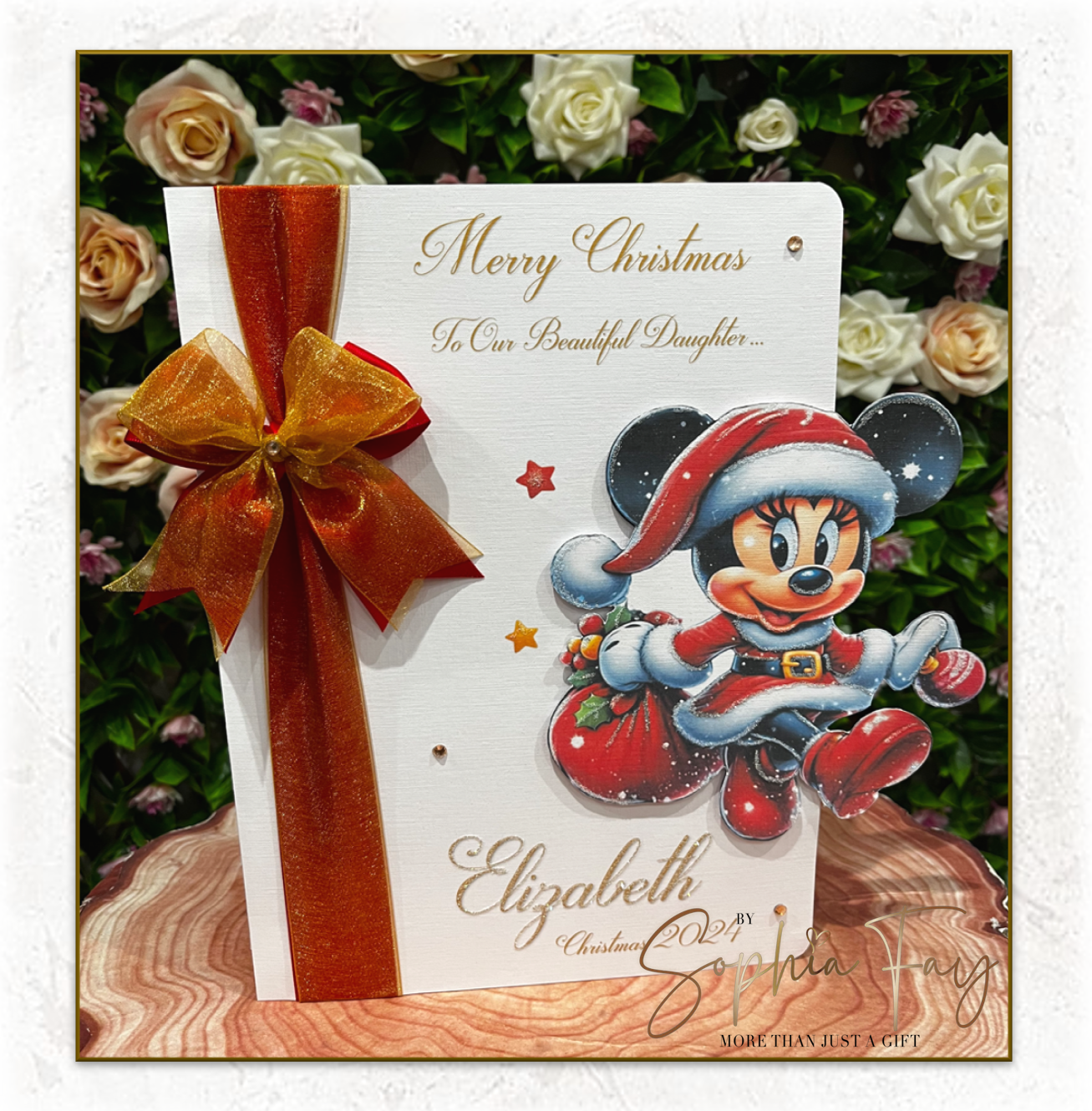 Christmas Minnie Mouse pop up
