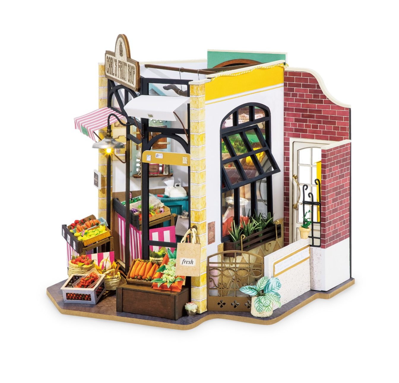 Robotime Carl's Fruit Shop DIY kit