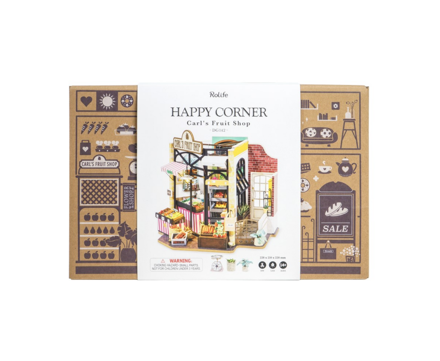 Robotime Carl's Fruit Shop DIY kit