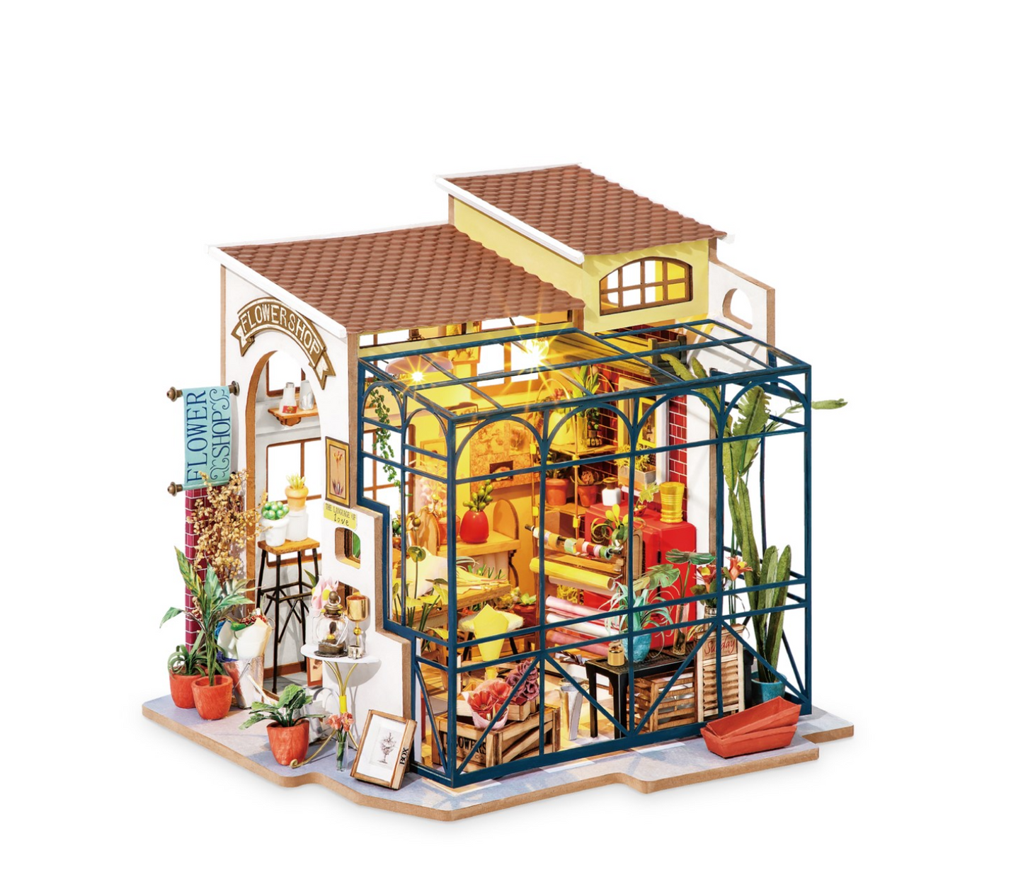 Robotime Emily's Flower Shop DIY Kit
