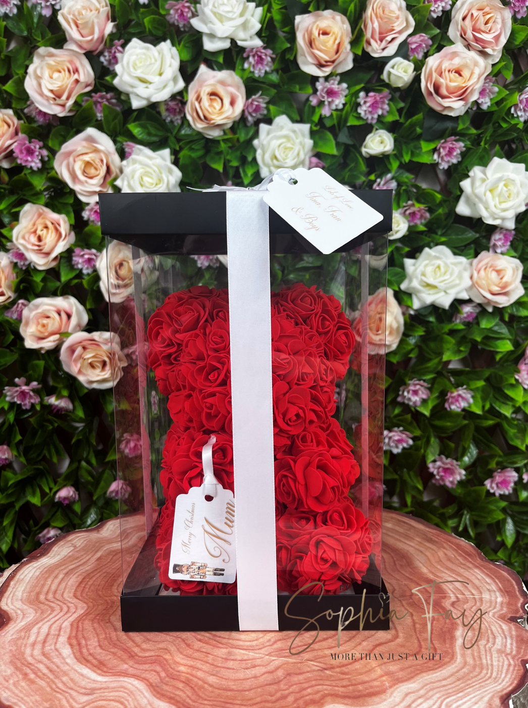 Gifts Artificial Rose Rose Teddy Bear $5 Luxury Rose Bear With