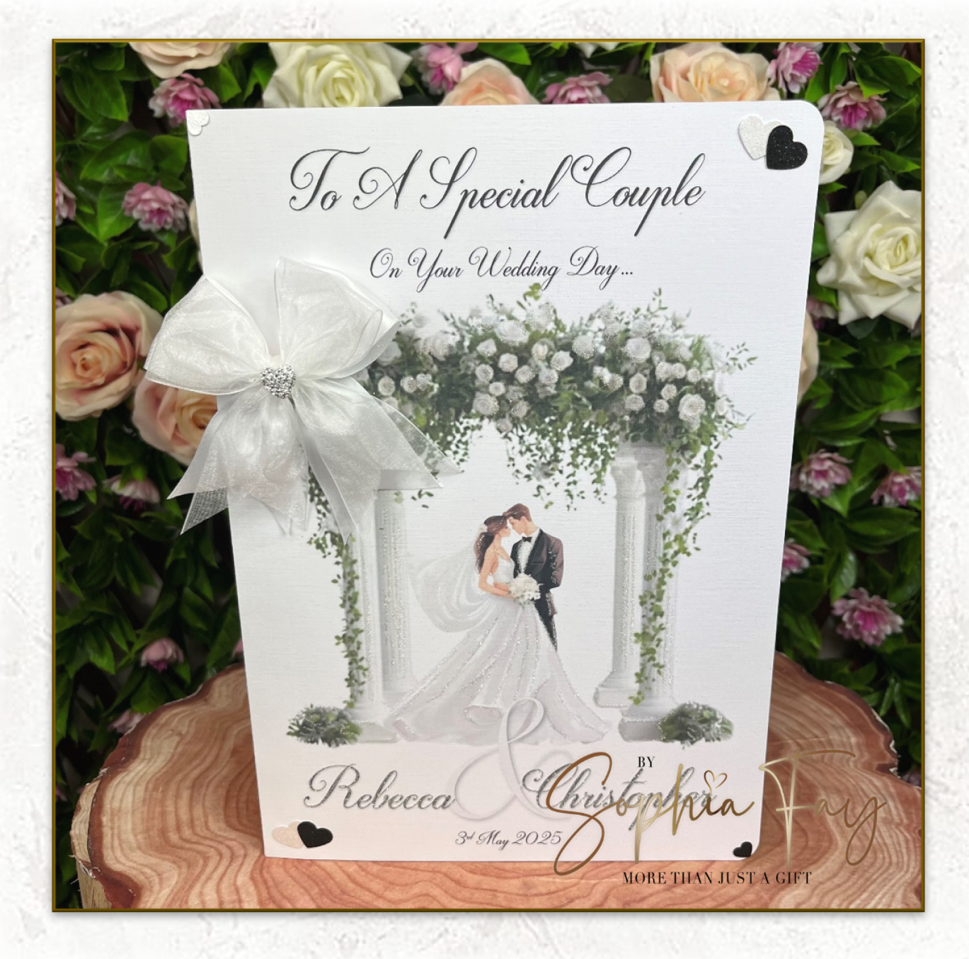 Wedding Arch Bride & Groom