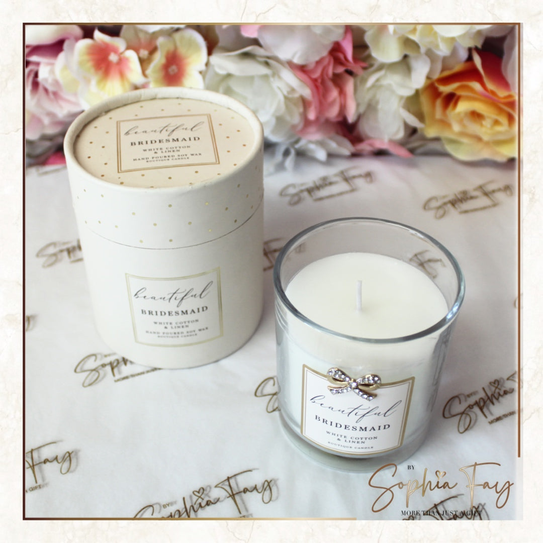 Bridesmaid Candle
