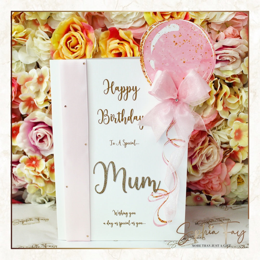 Large Balloon Pop Up With Ribbon