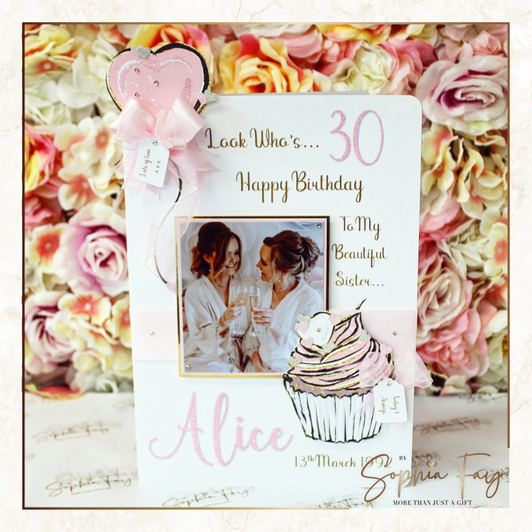 Cupcake Photo Card