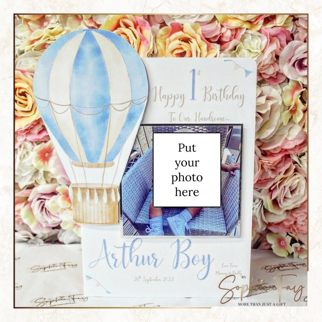 Hot Air Balloon Pop Up