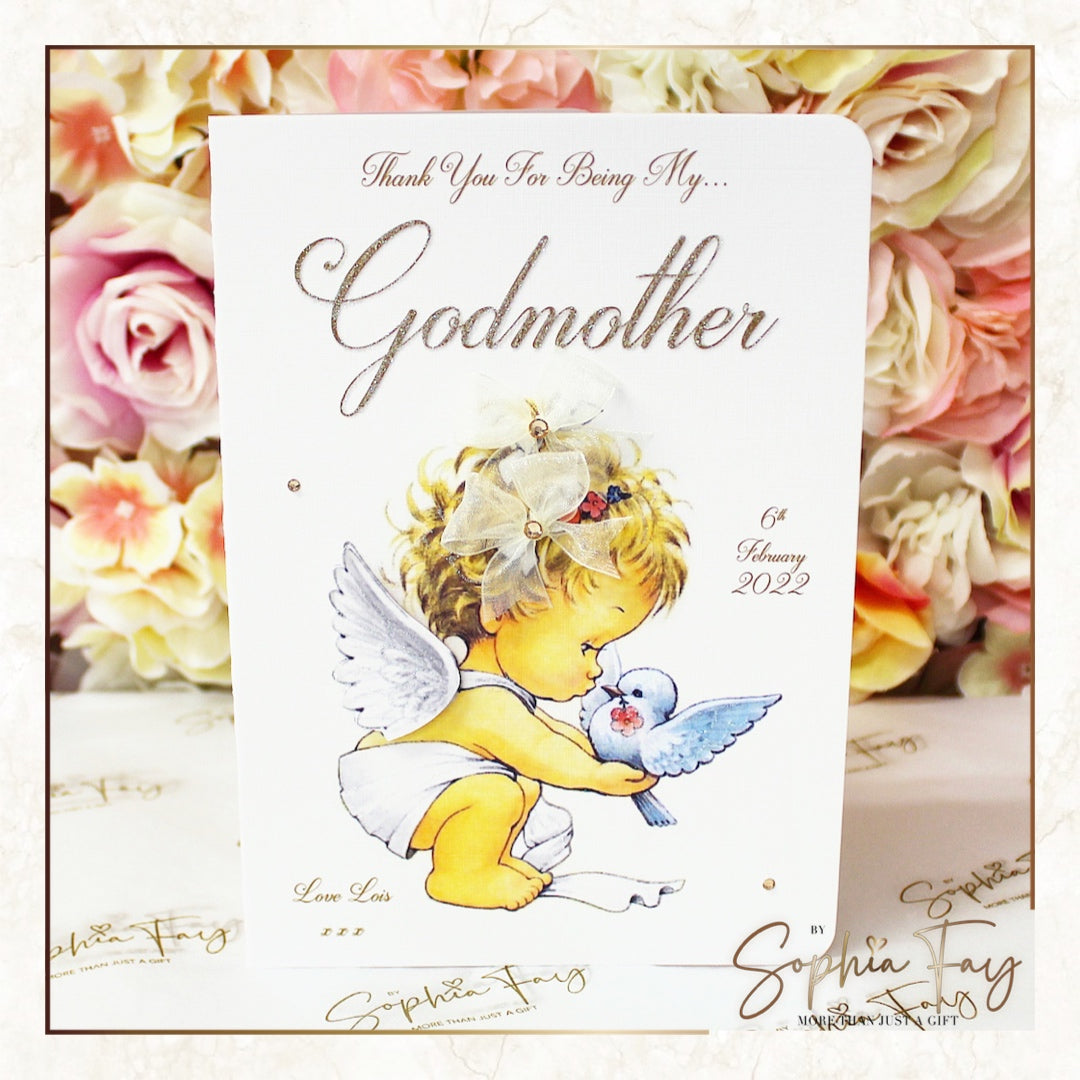 Angel Dove Thank You Godparent