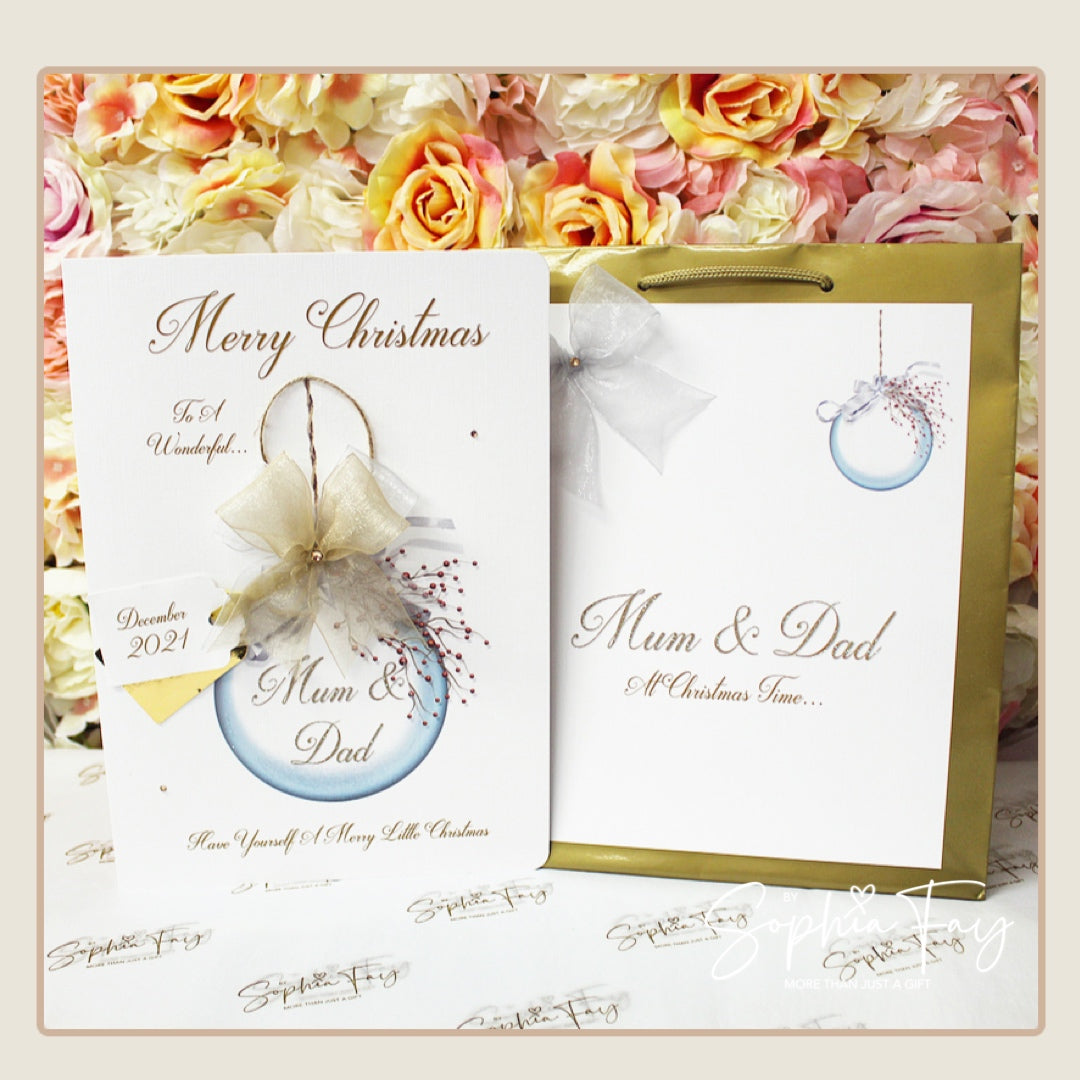 A4 Hanging Bauble - Mum & Dad