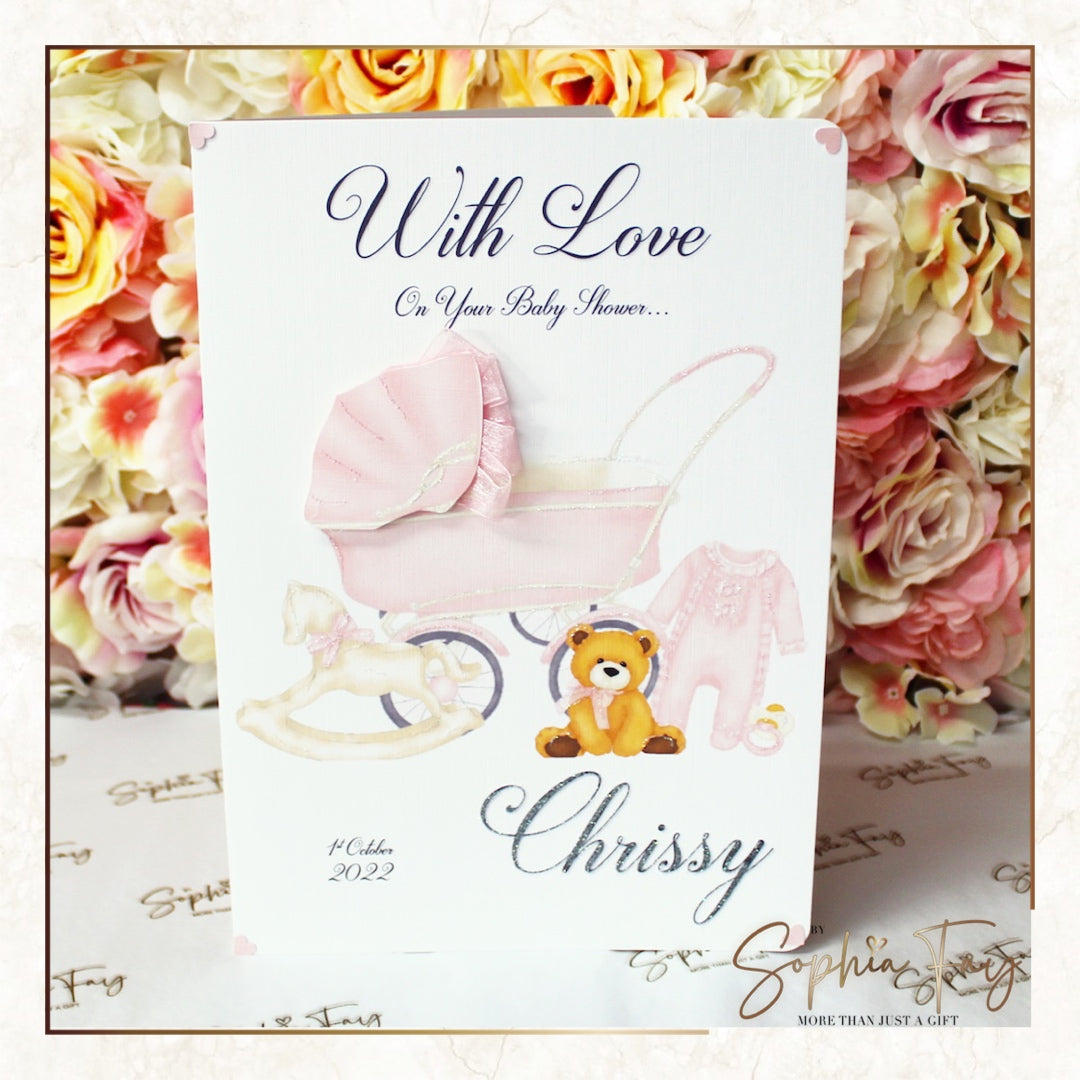 Frilly Pram - Pink