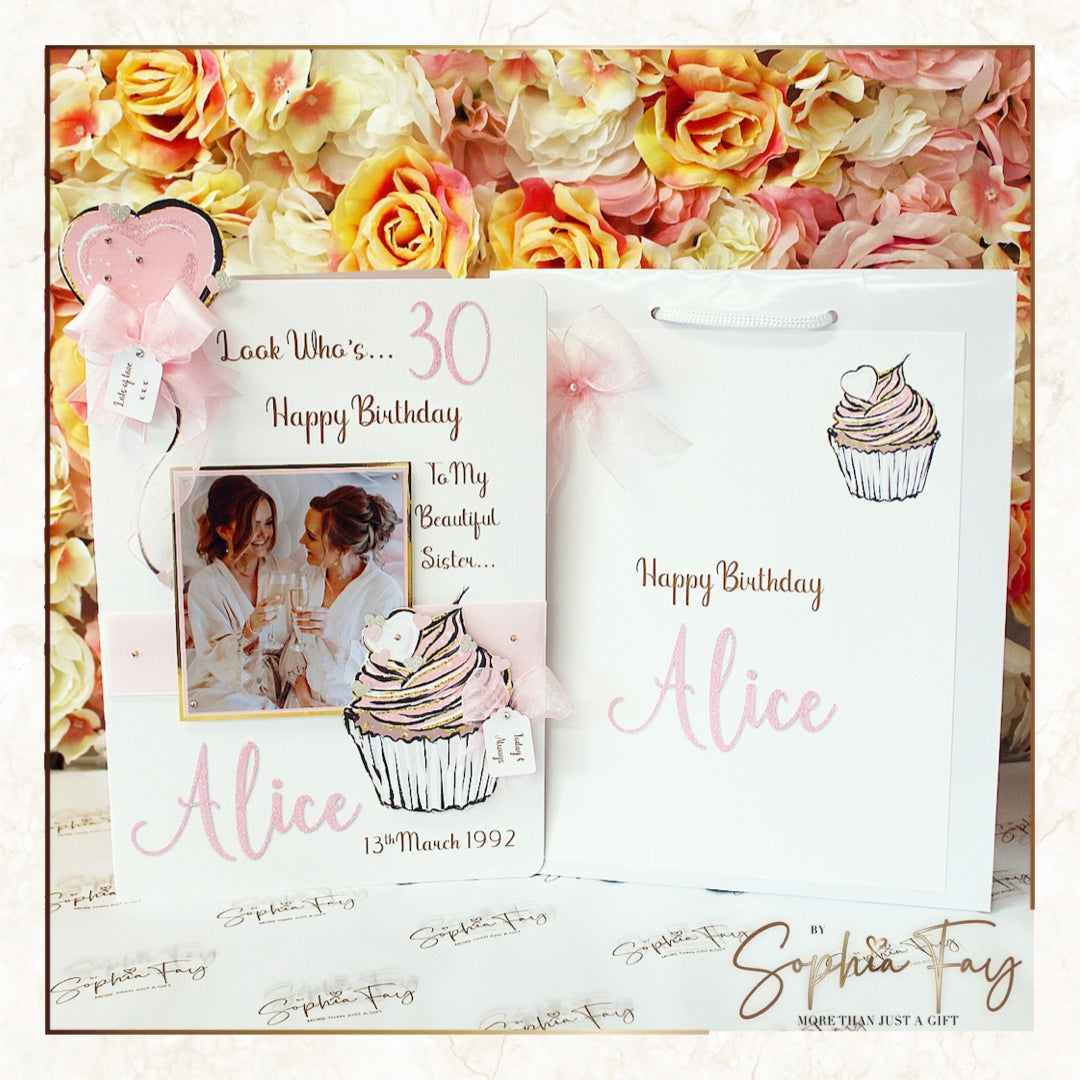 Cupcake Photo Card