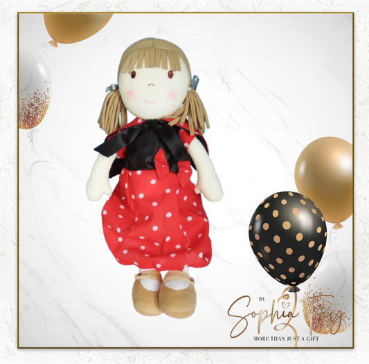 Rag Doll Belle - Red Ladybird dress