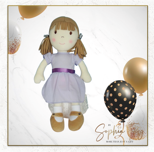 Rag Doll Belle - Lilac Cotton Dress
