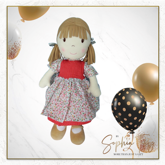 Rag Doll Belle - Red Party Dress
