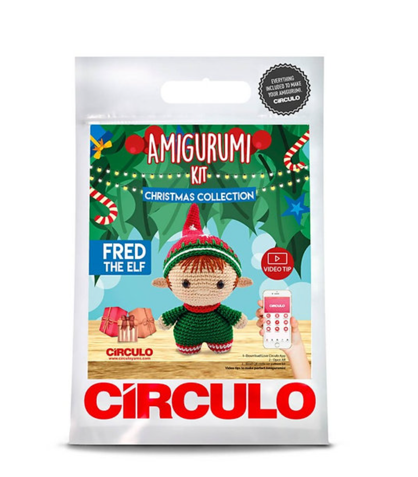 Circulo Amigurumi Kit - Fred the Elf