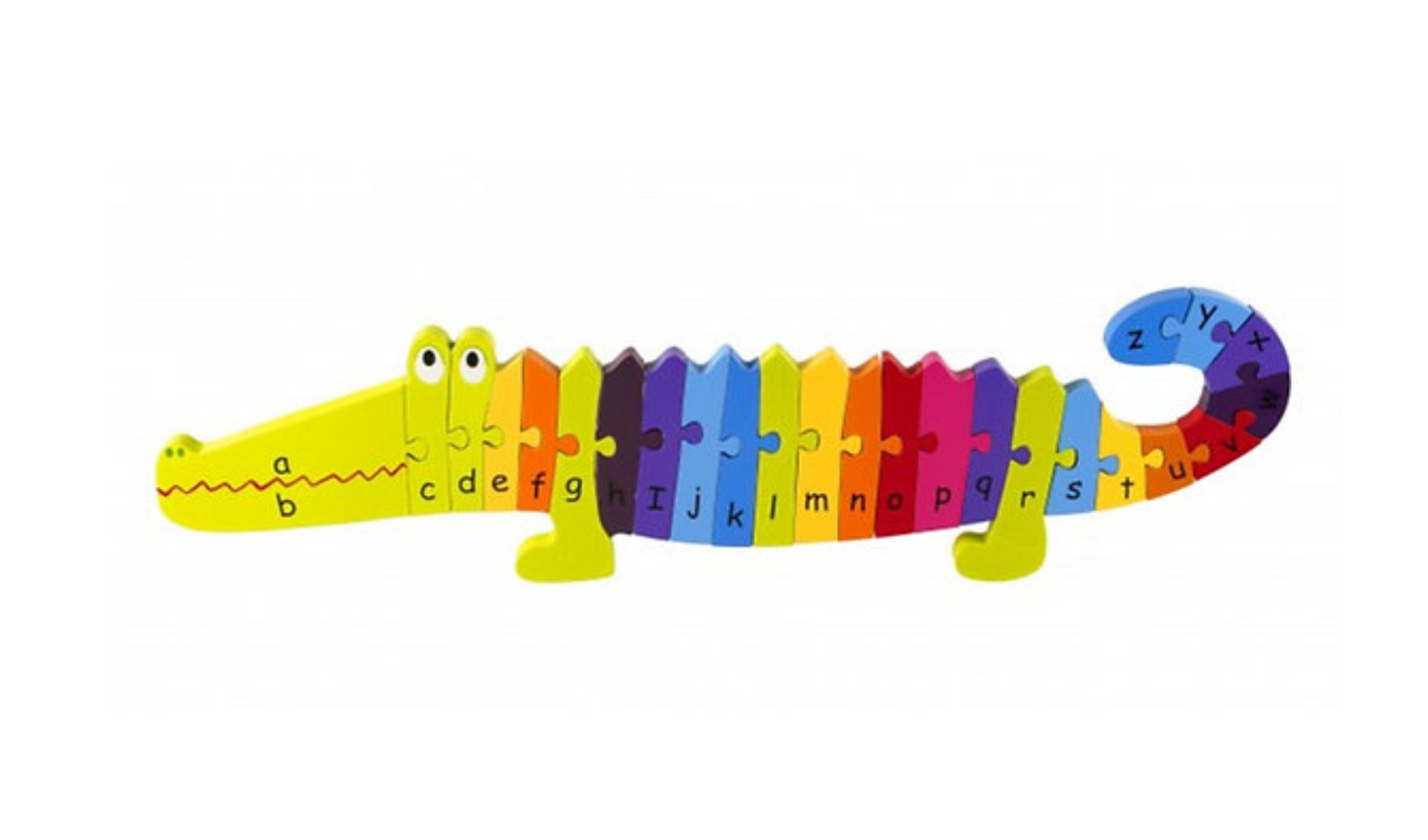 Crocodile Alphabet jigsaw