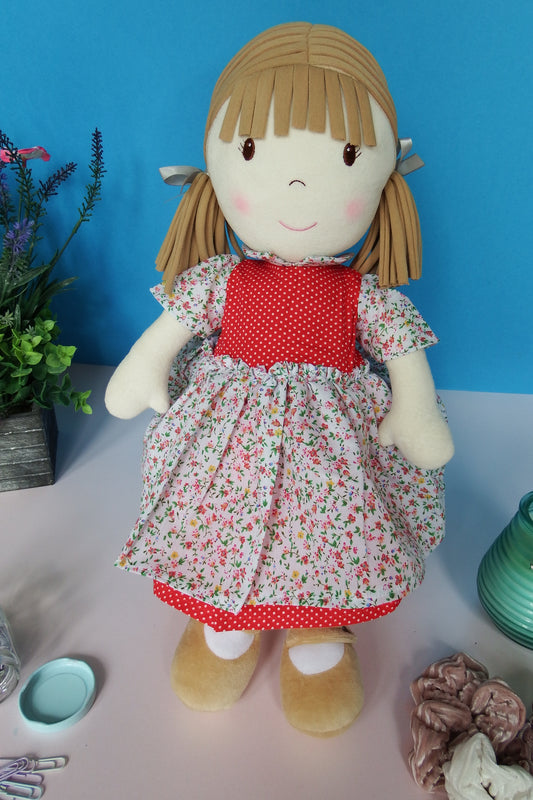 Rag Doll Belle - Red Party Dress