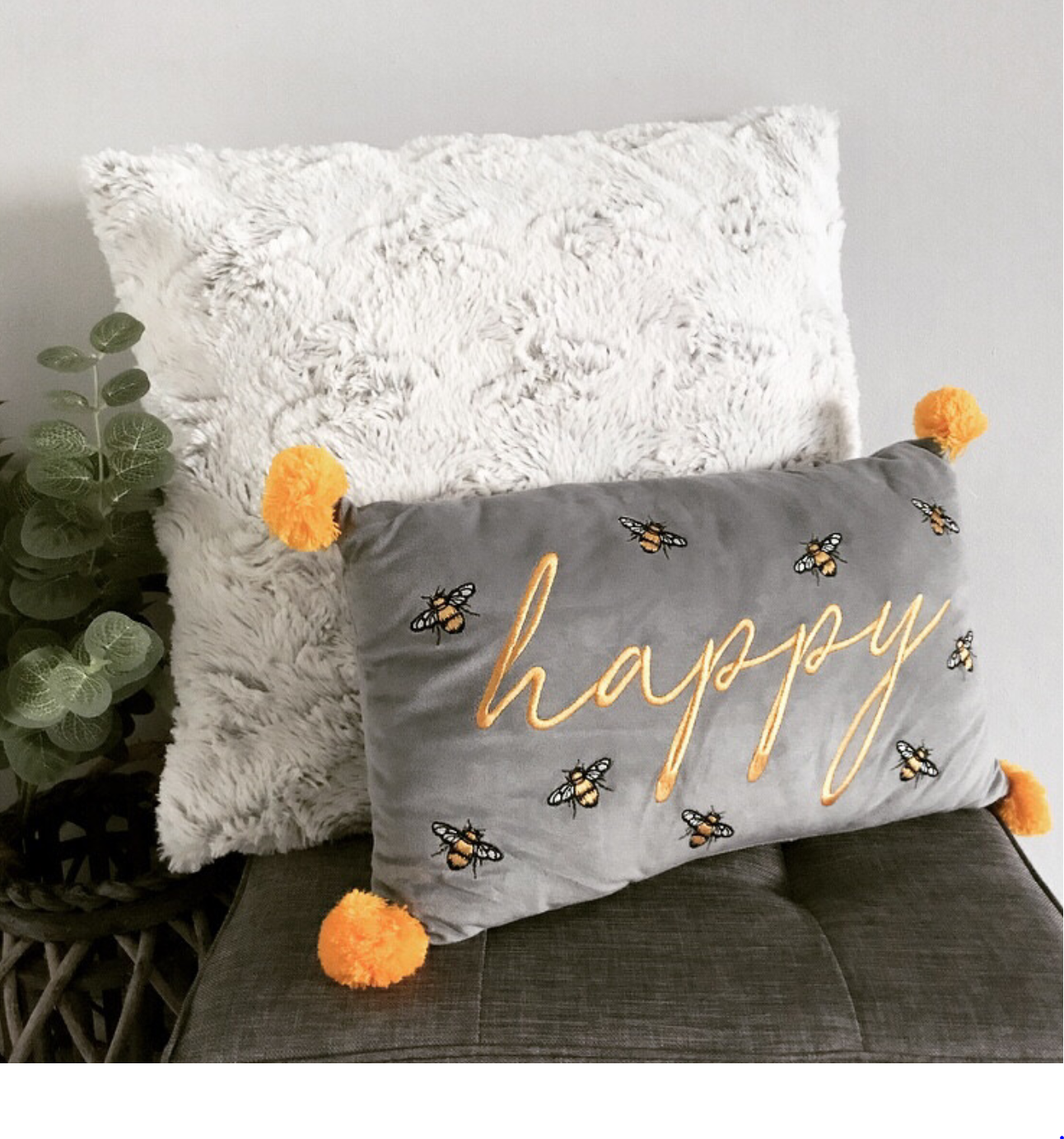 Happy Luxe Bee Cushion