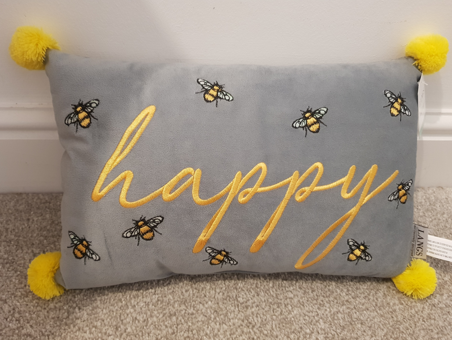 Happy Luxe Bee Cushion