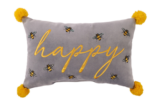 Happy Luxe Bee Cushion
