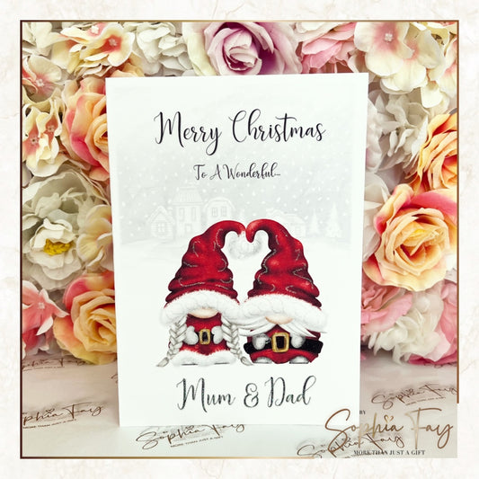 Christmas Gnomes - Mum & Dad