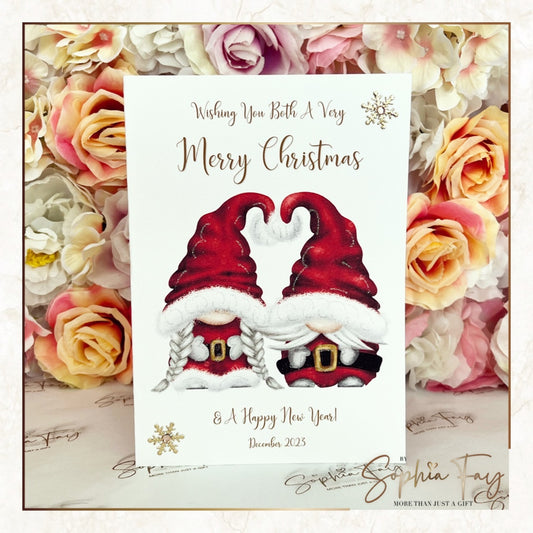 Mr and Mrs Claus Gnomes