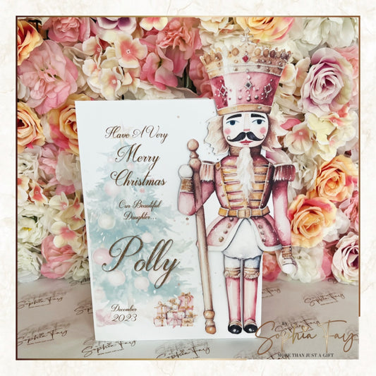 Christmas Pink Nutcracker Pop Up