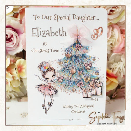 Pink Ballerina Christmas Tree - BRUNETTE