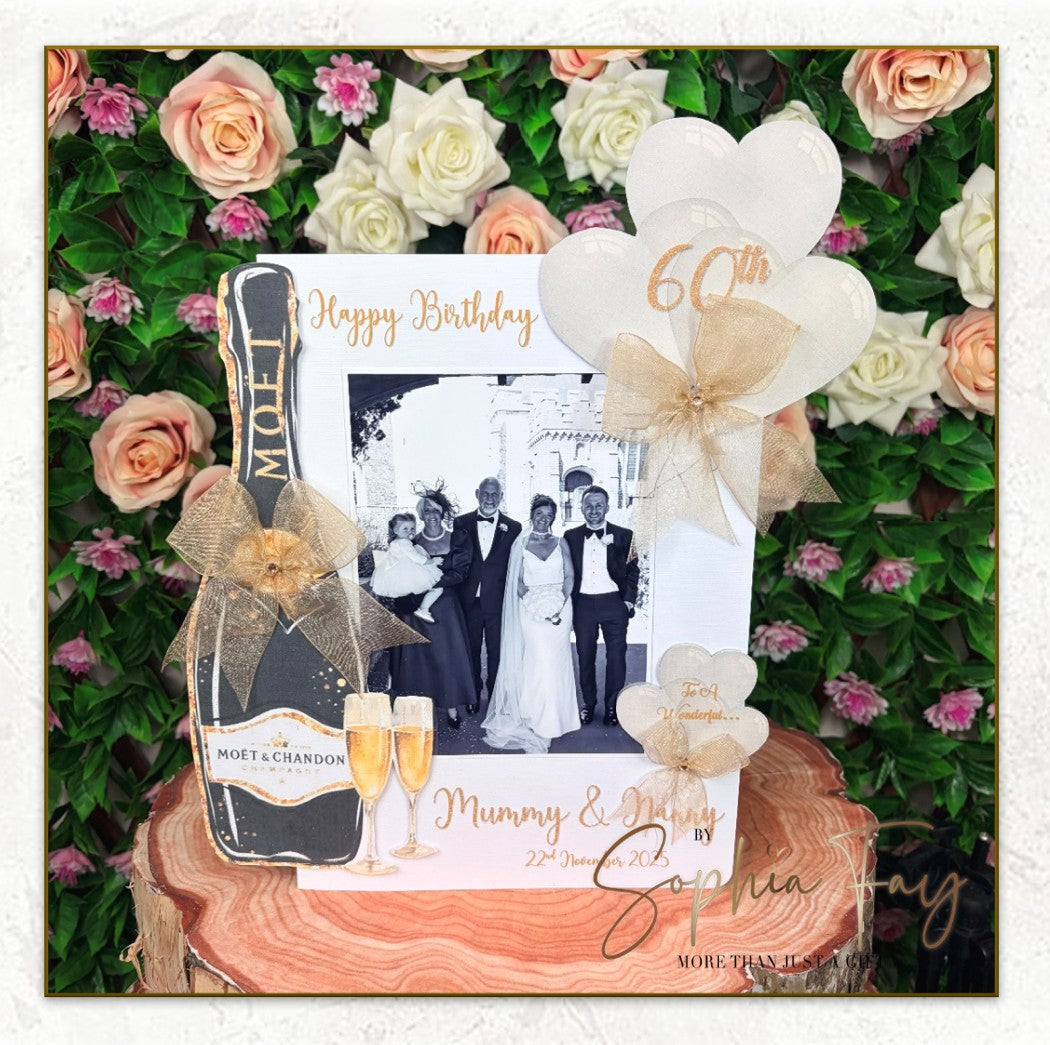 Moet Balloons Photo Card