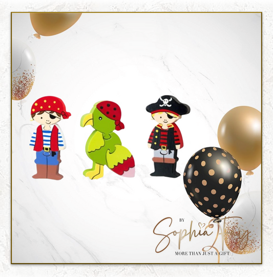 Pirate Wooden Mini Jigsaw