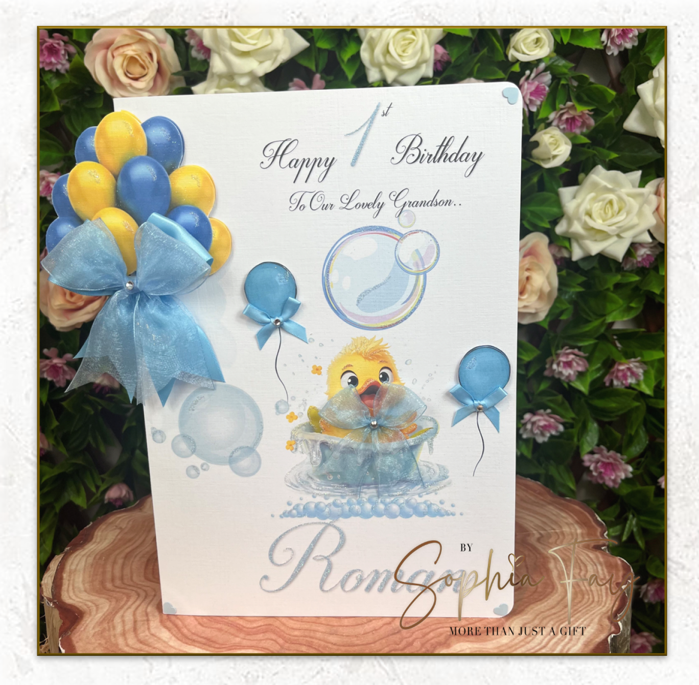Puddle Duck Cut-out - Blue