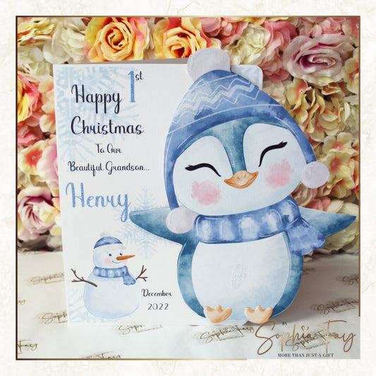 Christmas Penguin Pop Up