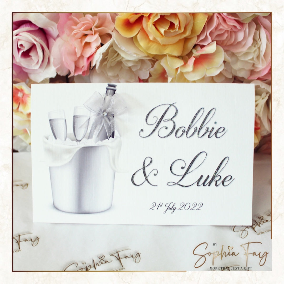 Wedding Champagne Bucket Money Wallet